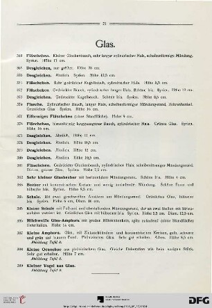 Glas (Nr. 368-389)