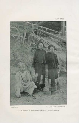 Plate XXVI. Shan women of Nam Kham in Shan Chinese dress