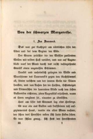 Schleswig-Holstein : Romantische Skizzen und Sagen, Dritter Band