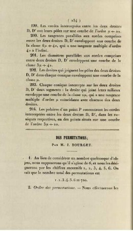 De permutations.
