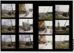 Stützwandarbeiten, Hünxe, 1993