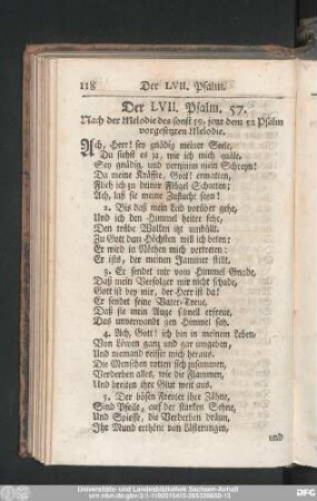 Der LVII. Psalm. 57.