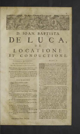 De Locatione et Conductione