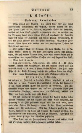 Das Thierreich in seinen Hauptformen systematisch beschrieben, 3,2.. Naturgeschichte der Gliederthiere