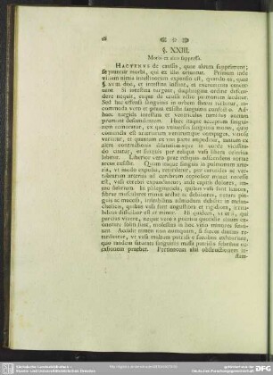 §. XXIII. Morbi ex aluo suppressa