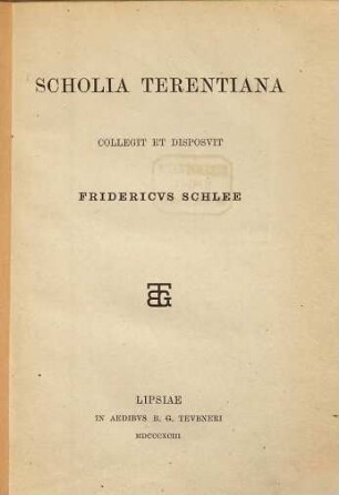 Scholia Terentiana
