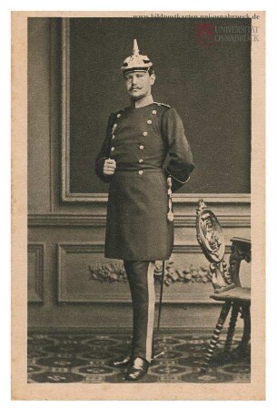 Unser Hindenburg als Hauptmann im Generalstab Stettin, 1878. [R]