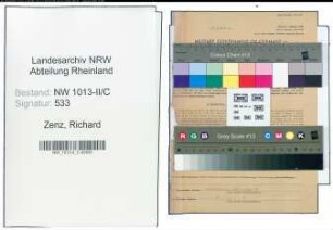 Entnazifizierung Richard Zenz , geb. 27.12.1894 (Kaufmann)