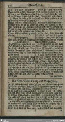 XXXIII. Vom Creutz und Anfechtung