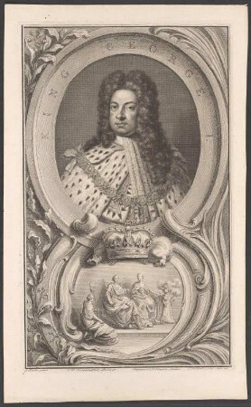 Porträt Georg I., König von Großbritannien (1660-1727)