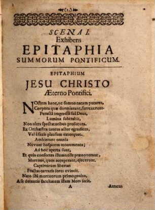 Theatrum Funebre : Exhibens Per Varias Scenas Epitaphia Nova, Antiqua, Seria, Jocosa, ...