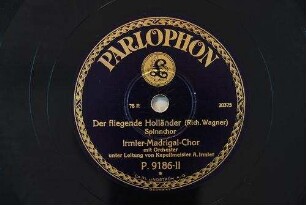 Der fliegende Holländer : Spinnchor / (Rich. Wagner)