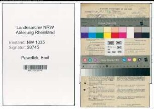 Entnazifizierung Emil Pawellek , geb. 08.02.1892 (Steiger)