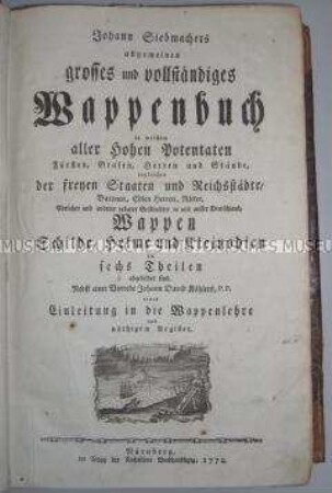 Siebmachers Wappenbuch (Teile 1-6 von 6)