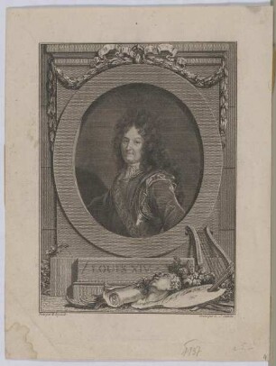 Bildnis des Louis XIV., König von Frankreich