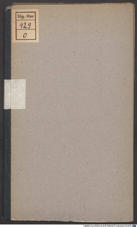Die vier Elemente : Cantate in vier Abtheilungen