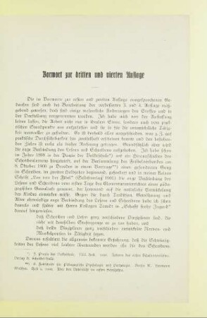 Vorwort zur dritten und vierten Auflage