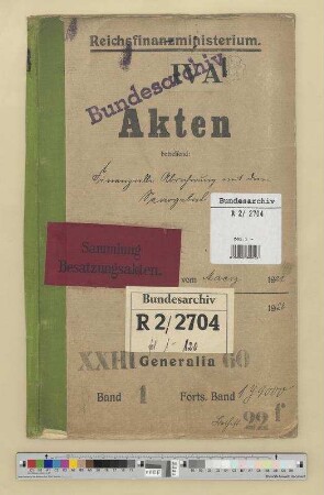 Finanzielle Abrechnung mit der Regierung des Saarlandes