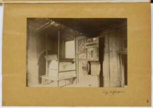 Burg Reifenstein, Freienfeld bei Sterzing: Detailansicht vom Kapitelzimmer (aus: Skizzen- und Fotoalbum 13)