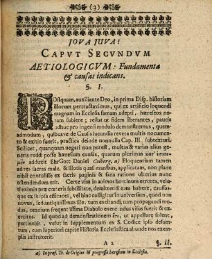 Dissertatio Historico-Theologica ... Qva Eloqventia Hæresium Obstetrix, Dissertatio Posterior