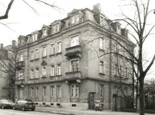 Dresden-Pieschen, Trachenberger Straße 50. Wohnhaus (um 1900). Straßenansicht