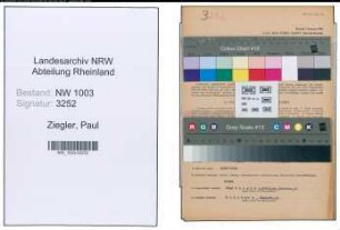 Entnazifizierung Paul Ziegler , geb. 04.03.1886 (Verw.Angestellter)