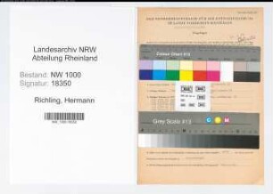 Entnazifizierung Hermann Richling, geb. 23.07.1908 (Landgerichtsrat)