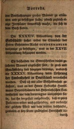 David Georg Struben, Königl. Großbritannischen und Churfürstlich-Braunschweig-Lüneburgischen Canzley-Directoris, Neben-Stunden, 6
