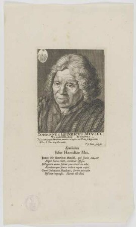 Bildnis des Iohannes Heinricvs Mevsel