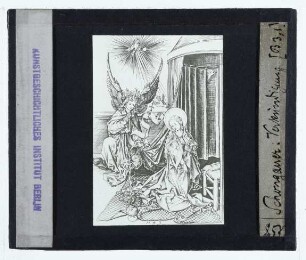 Schongauer, Verkündigung (Druckgrafik) (Expl. Washington NGA 42027)