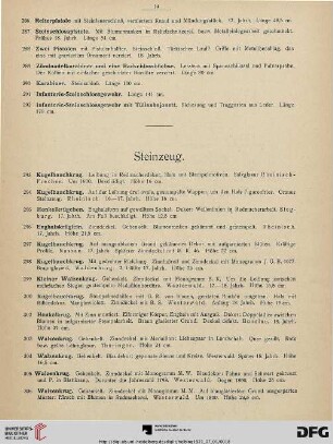 Steinzeug, Fayence, Porzellan, Glas, Metall (Nr. 293-768)