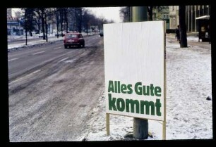 Wahlplakat AL 28.1.85.