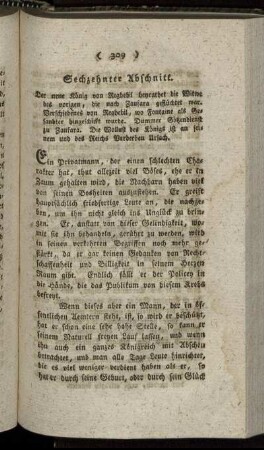 Sechzehnter Abschnitt. - Achtzehnter Abschnitt.