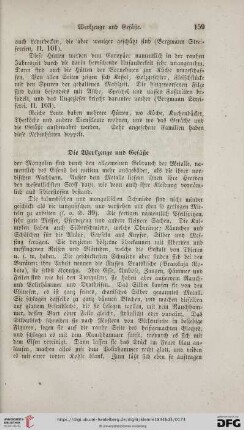 Die Werkzeuge und Gefäße