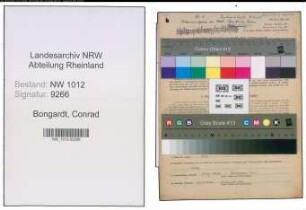 Entnazifizierung Conrad Bongardt , geb. 06.08.1903 (Landwirt)