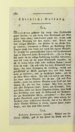Christliche Duldung