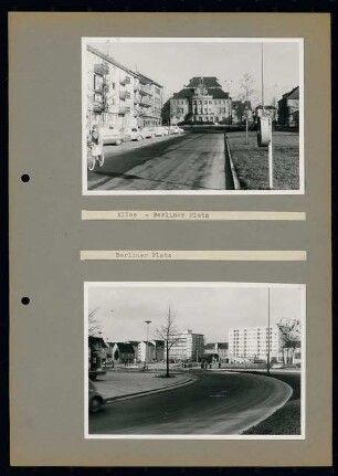 Stadttheater, Heilbronn: Ansichten Allee und Berliner Platz