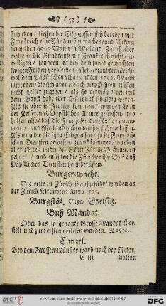 [Canzel - Creuz = Kirchen]