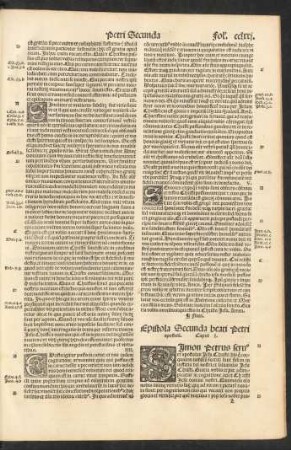 Epistola Secunda beati Petri apostoli.