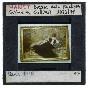 Manet, Dame mit Fächern
