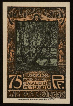 75 Pfennig Gutschein der Stadt Celle