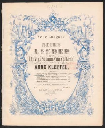 2: Ich klag's euch, ihr Blumen : op. 2