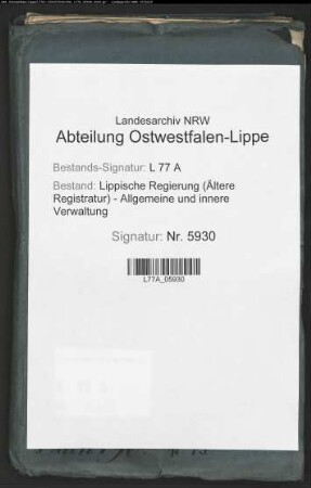 Prüfung des Dr. med. August Becker aus Röhrentrup