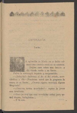 Capítulo IX - Lucha.