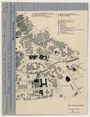 Humboldt-Universität Berlin. Stand 1955. Berlin, Mitte, Stadtzentrum