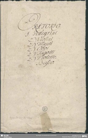 I Pellegrini al sepolcro di Nostro Signore - Mus.2477-D-14a : KamH 7
