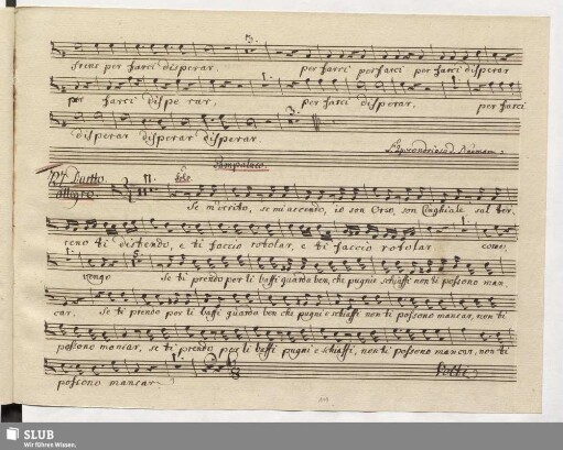 727. Duetto: Se ben vecchio / Naumann, J.G.