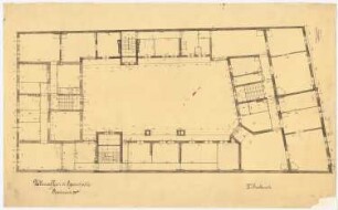 Wohnhaus mit Volkskaffeehaus Chausseestraße, Berlin: Grundriss 4.OG