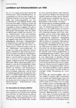 Landleben auf Schulwandbildern um 1900