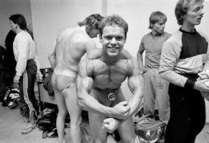Bodybuilding-Wettbewerb im 'Haus des Handwerks', Bielefeld